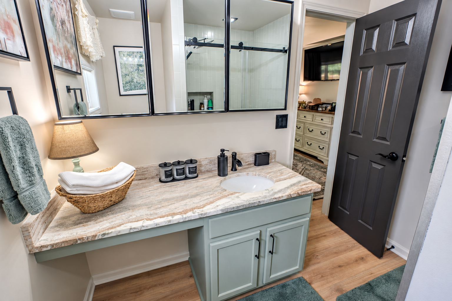 Bathroom real estate photograph