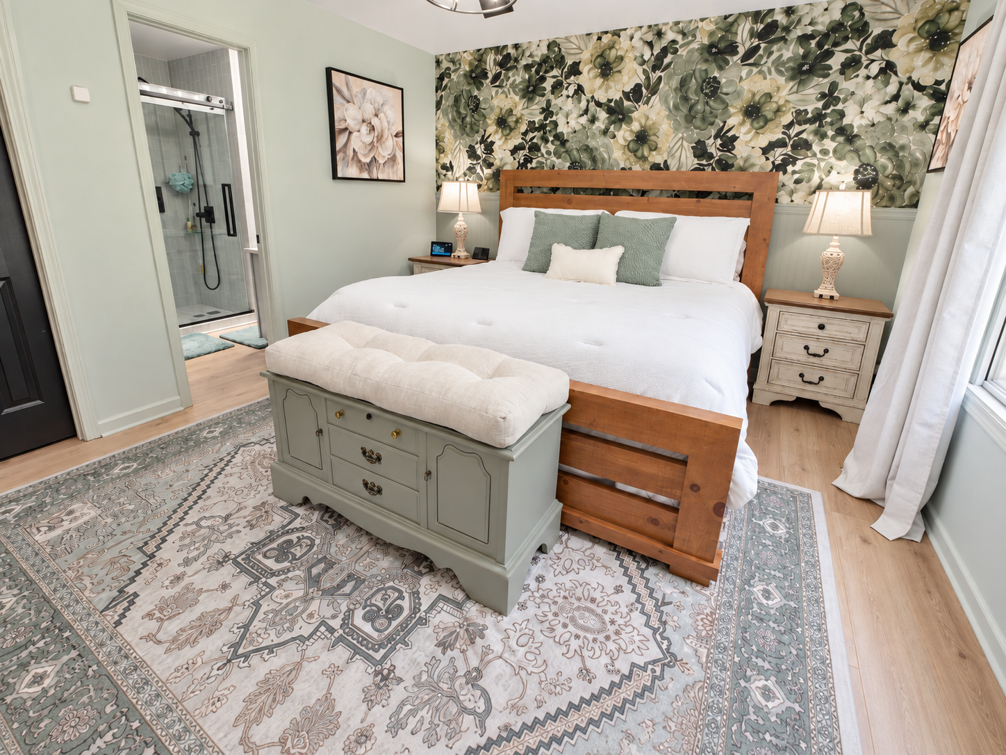Bedroom real estate photograph